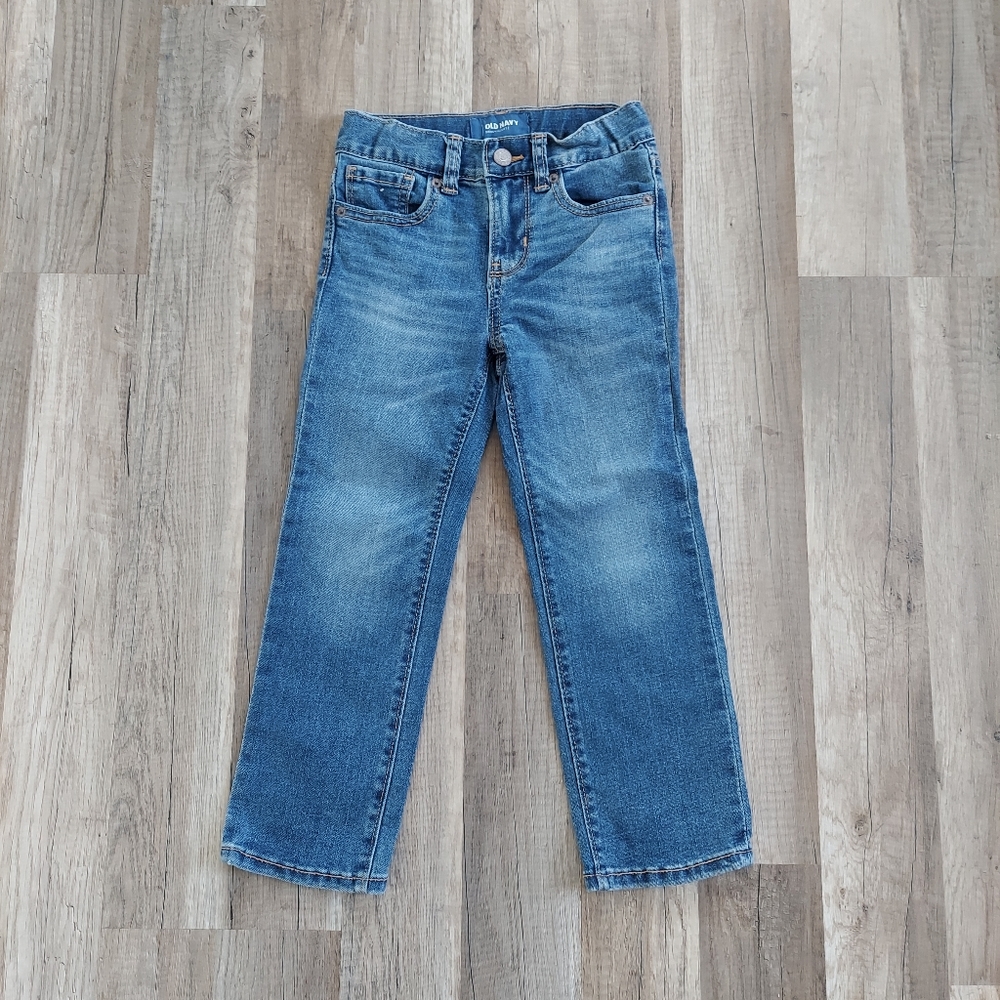 Kids Old Navy Comfort Stretch Skinny Jeans Shawl Collar Sweatshirt Size 5 - Picture 5 of 15